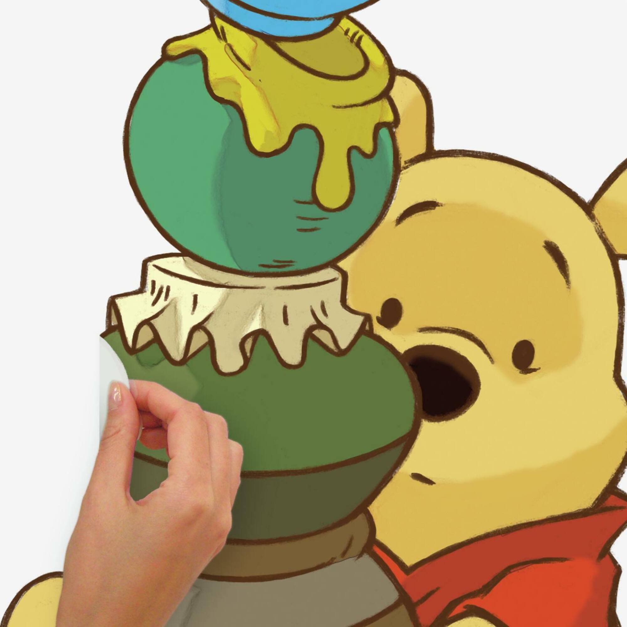 RoomMates Winnie the Pooh Peel & Stick Inches Growth Chart